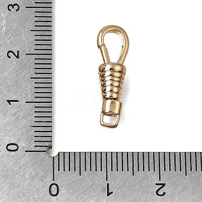 Brass Swivel Clasps KK-CBA4292-04G-1