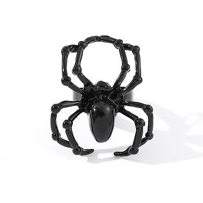 Halloween Theme Alloy Adjustable Finger Rings FS-WG8695A-01-1
