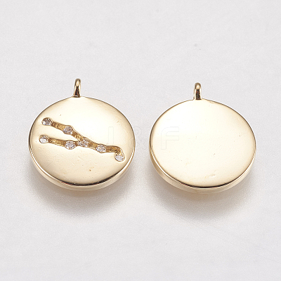 Brass Pendants KK-K215-29G-1