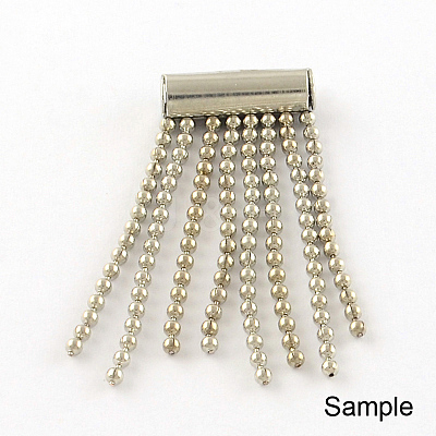 Iron Slide On End Clasp Tubes IFIN-R212-01P-2.0cm-1