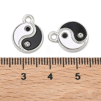 Alloy Rhinestone Pendants X-PALLOY-P319-03P-1