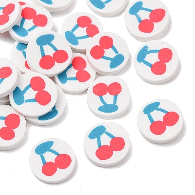 Handmade Polymer Clay Beads CLAY-P006-07-1