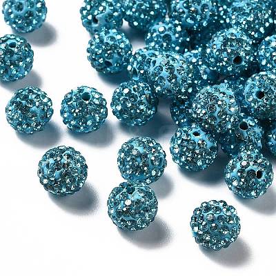 Pave Disco Ball Beads X-RB-A130-10mm-3-1