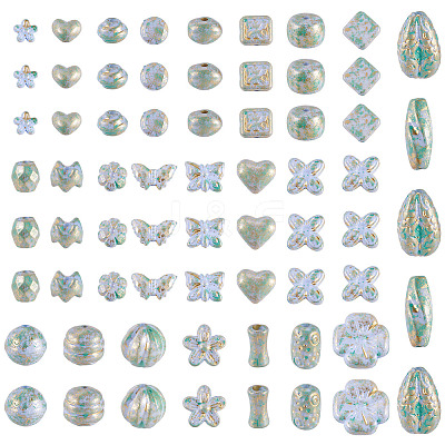 100G Opaque Acrylic Beads OACR-TA0003-75-1