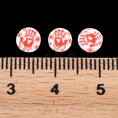 Halloween Handmade Polymer Clay Cabochons CLAY-A007-06A-1
