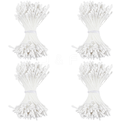 Gypsum with Cotton Cord Artificial Flower Core DIY-WH20007-36A-09-1