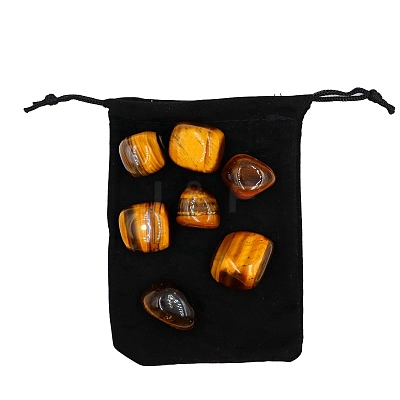 Natural Tiger Eye Beads PW-WG30152-04-1