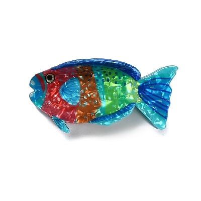 Ocean Theme Acrylic Claw Hair Clips LS-PHAR-P012-B01-1