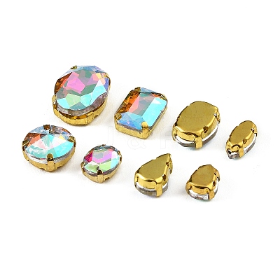 Glass Rhinestone Sew on Rhinestone RB-CBA33FD-01G-03-1
