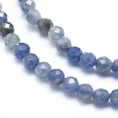 Natural Iolite/Cordierite/Dichroite Beads Strands X-G-G823-15-3.5mm-1