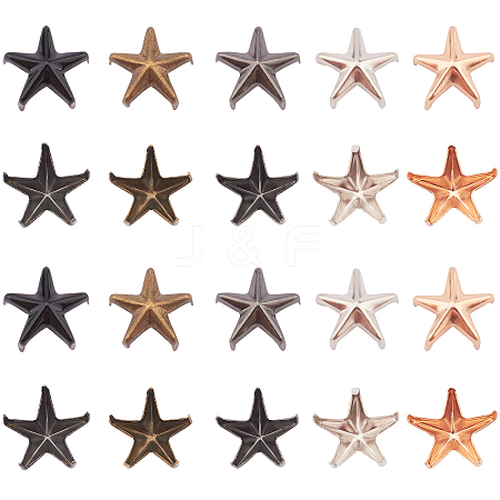 Brass Studs Rivets KK-CA0001-09-1
