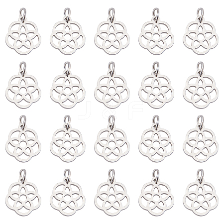 Unicraftale 304 Stainless Steel Pendants STAS-UN0018-96P-1