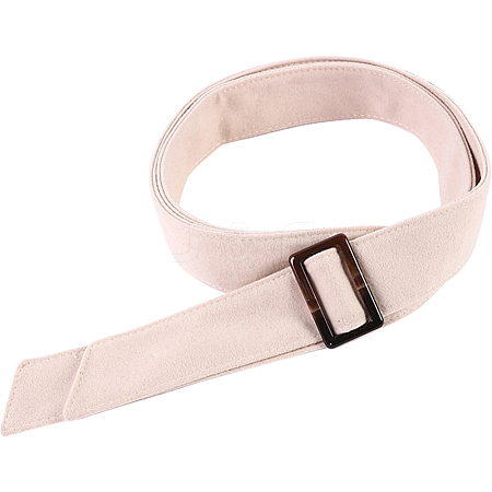 Tie a Knot Cloth Waist Belts with Buckle AJEW-WH20003-08B-1