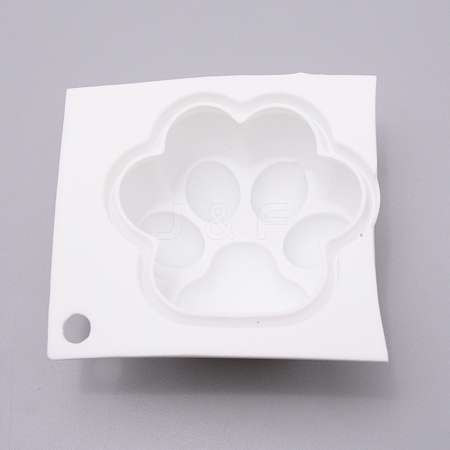 DIY Cat Paw Silicone Molds DIY-WH0177-94B-1