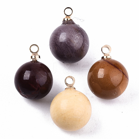 Natural Mookaite Charms X-G-N332-024G-09-1