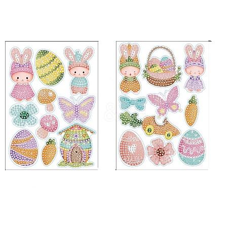 Rabbit DIY Diamond Sticker Kits PW-WGB03A7-02-1