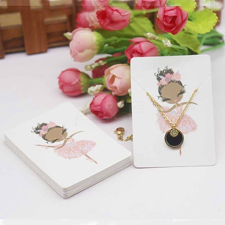 Rectangle Paper Necklace Display Cards CDIS-C004-05D-1