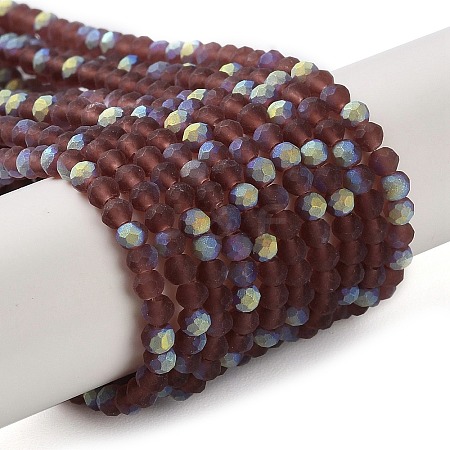 Imitation Jade Glass Beads Strands EGLA-YW0003-19A-10-1
