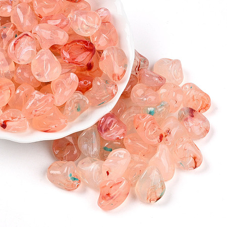 Transparent Acrylic Beads TACR-T028-44B-1