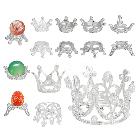 14Pcs Alloy Crown for Doll Making DIY-GA0008-61-1