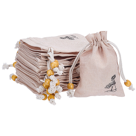 20Pcs Burlap Packing Pouches ABAG-SP0001-57A-1