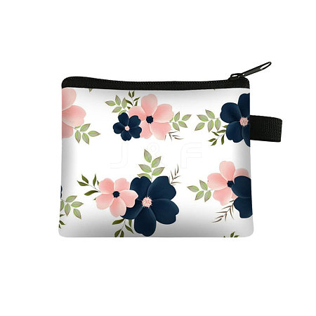 Flower Pattern Cartoon Style Polyester Clutch Bags PAAG-PW0016-15E-1
