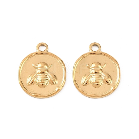 304 Stainless Steel Pendants STAS-D390-27A-G-1