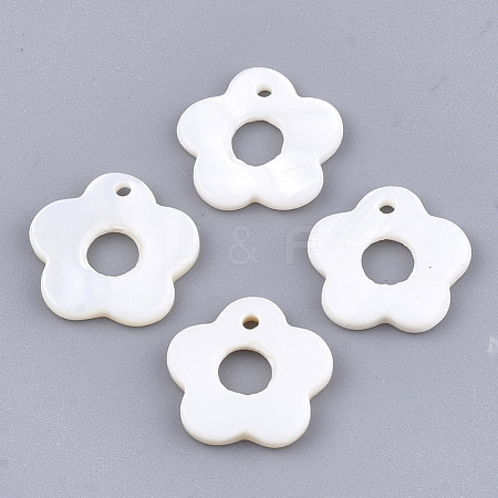 Freshwater Shell Charms X-SSHEL-T007-11B-1