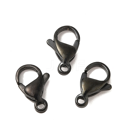 Ion Plating(IP) 304 Stainless Steel Lobster Claw Clasps STAS-AB10-B-1