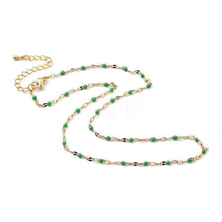 304 Stainless Steel Link Chain Necklaces NJEW-JN03084-07-1