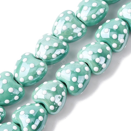 Handmade Porcelain Beads PORC-K010-07B-1