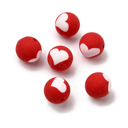 Handmade Polymer Clay Beads CLAY-I011-01A-03-1
