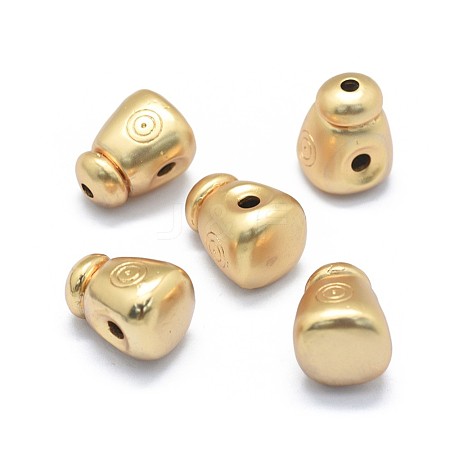 Brass 3 Hole Guru Beads KK-F800-70G-1
