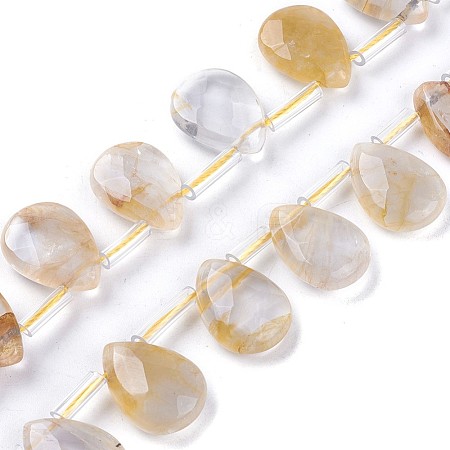 Natural Quartz Beads Strands G-F607-14-B-1