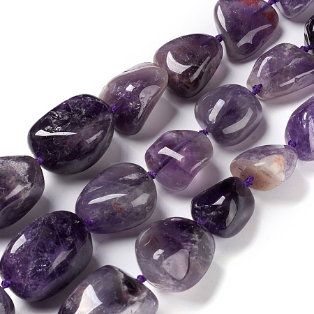 Natural Amethyst Beads Strands G-I194-28-1