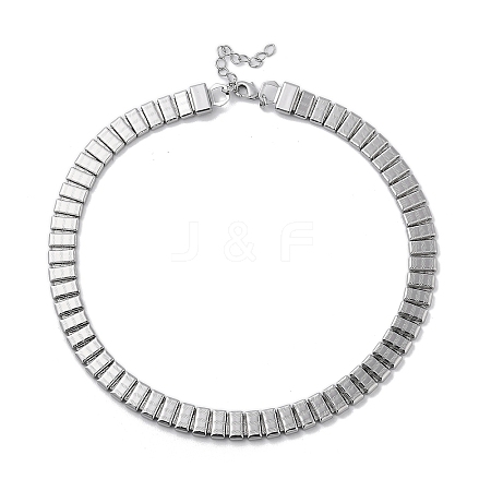 Non-Tarnish 304 Stainless Steel Link Necklaces NJEW-Q340-04P-1