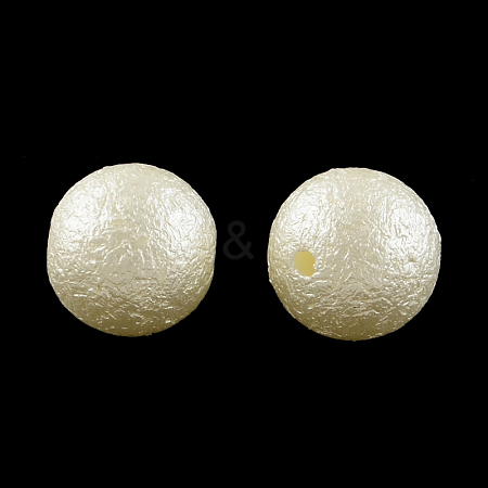 Matte Round ABS Plastic Imitation Pearl Beads LS-SACR-R880-14mm-Z24-1