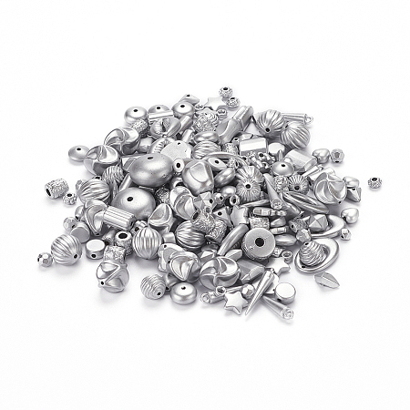 Plated Acrylic Beads MACR-YW0001-29P-1