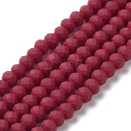 Glass Beads Strands EGLA-A034-P2mm-MD02-1