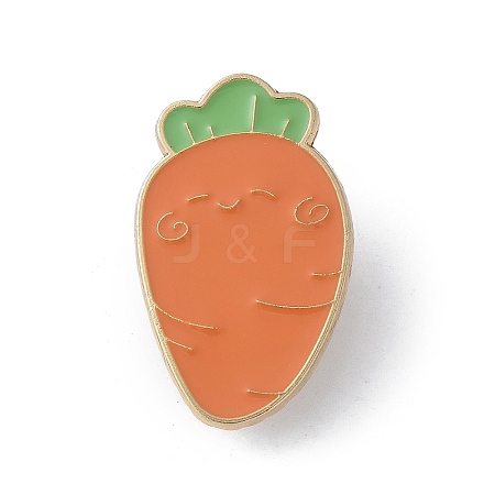 Cute Carrot Enamel Pins JEWB-S041-01H-G-1