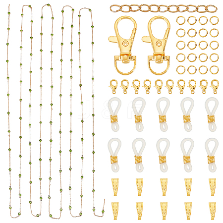 OLYCRAFT DIY Chain Bracelet Necklace Eyeglass Chains Making Kit DIY-OC0011-20-1