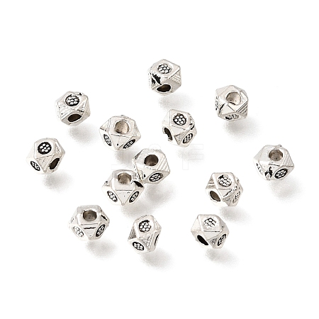 Tibetan Style Alloy Beads AL-CBA3B63-14AS-1