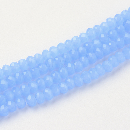 Imitation Jade Glass Beads Strands X-GLAA-R135-2mm-38-1