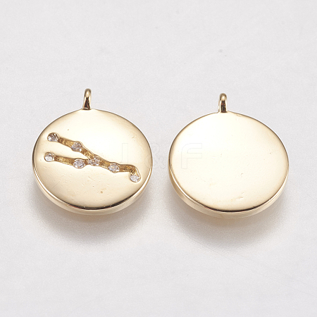 Brass Pendants KK-K215-29G-1