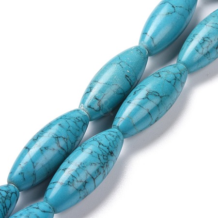 Synthetic Turquoise Beads Strands G-P469-07-1