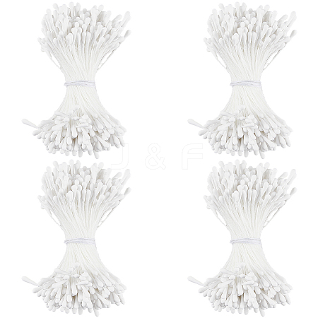 Gypsum with Cotton Cord Artificial Flower Core DIY-WH20007-36A-09-1