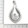 304 Stainless Steel Big Pendants STAS-B077-02AS-04-3