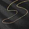 Brass Chain Necklaces MAK-L009-12G-3