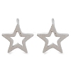 Non-Tarnish 304 Stainless Steel Stud Earrings EJEW-M242-01C-P-1