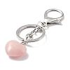 Natural Rose Quartz Keychain KEYC-M022-04M-2